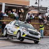Carlberg/Eriksen: Zwei Räder reichen im Corsa Rally4 allemal für eine flotte Kurvendurchfahrt