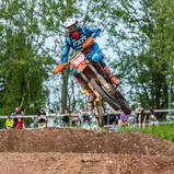 Noah Ludwig führt seit dem Saisonstart die Deutsche Motocross-Meisterschaft Open an (Foto: Kai Brake)