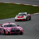 Markantes Pink beim Mercedes-AMG von BWT Mücke Motorsport