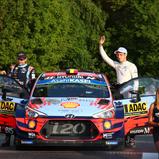 ADAC Rallye Deutschland, Eröffungsfeier, official opening ceremony, Hyundai Shell Mobis World Rally Team, Nicolas Gilsoul, Thierry Neuville