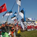 ADAC Rallye Deutschland, Toyota Gazoo Racing WRT, Sebastian Marschall, Kris Meeke, Martin Järveoja, Ott Tänak, Miikka Anttila, Jari-Matti Latvala, Podium