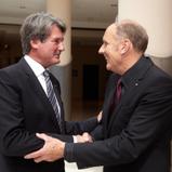 ADAC Sportpräsident Hermann Tomczyk, DMSB-Präsident Hans-Joachim Stuck