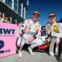 Colin Bönighausen und Lokalmatador Leo Pichler jubeln über Rang zwei