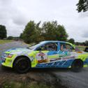 Starke Auftritte: Peter Corazza im Mitsubishi Lancer R4