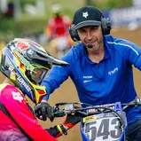 Der ehemalige MX2-Weltmeister Ben Townley war mit seinem Sohn Jaggar zu Gast, der im ADAC MX Junior Cup 85 startete