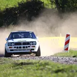 Deutsche Rallyemeisterschaft, ADAC Rallye Masters 2019; 6. Lauf, ADAC Knaus Tabbert 3-Städte-Rallye (Photo by Sascha Dörrenbächer)  #20-Burghard Brink, Lancia Delta Integrale