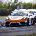Raphael Rennhofer und Emil Heyerdahl fuhren im Porsche zweimal auf das Podium