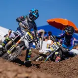 Martins Cirulis eroberte mit dem Laufsieg im ADAC MX Junior Cup 85 die Tabellenführung zurück