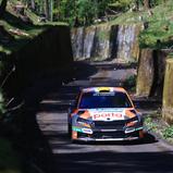 #4	D. Rostek - S. Kopczyk / Skoda Fabia RS Rally2 (RC2) / ADAC Actronics Rallye Sulingen