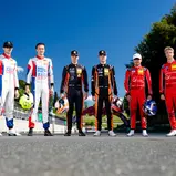 Kämpfen in Hockenheim um die Meisterschaft: Finn Zulauf, Felix Hirsiger, Tim Zimmermann, Leyton Fourie, Kiano Blum und Niklas Kalus (v.l.)