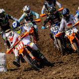 Lucas Leok (111) fuhr einen Start-Ziel-Sieg im ADAC MX Junior Cup 85 ein