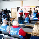 ADAC GT Masters, Testfahrten, Oschersleben, Pressekonferenz