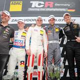 ADAC TCR Germany, Zandvoort, Junior Team Engstler, Luca Engstler, Racing One, Niels Langeveld, Team Engstler USA, Jason Wolfe, Bas Koeten Racing 2, Rik Breukers