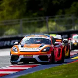 #91 Jesper Brunoj Jensen / Laurenz Rühl / Porsche 718 Cayman GT4 RS CS / Wimmer Werk Motorsport, Red Bull Ring