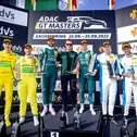 Das Podium des ersten Laufs auf dem Sachsenring