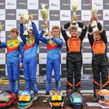 Podium Tageswertung Klasse Mini