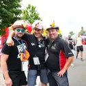 Beste Stimmung auf dem Gelände am Sachsenring.