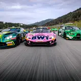 #7 Nicki Thiim (Aston Martin Vantage GT3 / Comtoyou Racing), #14 Matteo Cairoli ( Ferrari 296 GT3 Evo / Emil Frey Racing), #11 Marco Wittmann (BMW M4 GT3 Evo / Schubert Motorsport), Test Red Bull Ring 2026