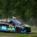 Thiele/Hain: Sie feierten ihren ersten Podestplatz im ADAC Opel e-Rally Cup