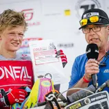 Marius Adomaitis ( Litauen / Husqvarna / KMP Honda Racing powered by Krettek ) beim ADAC MX Junior Cup 125