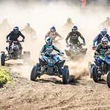 Die Quad-Klasse lieferte in Schopfheim spannende Rennen
