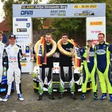 Die Top-Drei der 52. ADAC Rallye Stemweder Berg und der DRM-Saison 2023