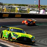 Das „Mamba-Design“ am Mercedes-AMG GT3 von Maro Engel ist ein echter Hingucker
