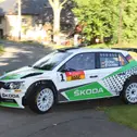 Auf dem Weg zur Titelverteidigung: Fabian Kreim im Škoda Fabia R5