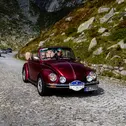 Elke und Robert Hempel gewannen mit ihrem VW 1303 LS Cabriolet den Tessiner Pokal.