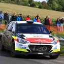 Gelungene Premiere: René Mandel im Hyundai i20 R5