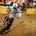 Dani Heitink fuhr nach dem erfolgreichen Titelgewinn am Sonntag bereits mit der Nummer 1 des ADAC MX Junior Cup 85-Champions