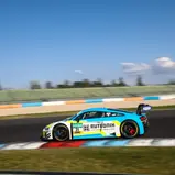 ADAC GT Masters, Lausitzring Test, Rutronik-Racing, Patric Niederhauser, Kelvin van der Linde