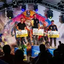 Die Gewinner der ADAC MX Masters Teamwertung (v.l.): Marco Schmicker, Kevin Gödderz, André Sarholz