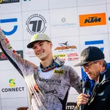 Edvards Bidzans ( Lettland / Husqvarna / SixtySeven ) beim ADAC MX Youngster Cup