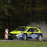 Deutsche Rallyemeisterschaft, ADAC Rallye Masters 2019; 6. Lauf, ADAC Knaus Tabbert 3-Städte-Rallye (Photo by Sascha Dörrenbächer)  #5-Philip Geipel, Skoda Fabia R5 Evo