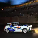 Beeindruckende Kulisse beim Stadtrundkurs: Konstantin Keil im Citroen DS3 R3T
