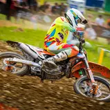 ADAC MX Masters, Möggers, Miro Sihvonen ( KTM / Finnland ) im ADAC MX Youngster Cup