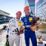 Zwei Mercedes-AMG-Piloten in der DTM ganz vorne: Lucas Auer jagt Maro Engel (l-r)