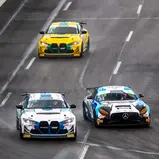 #47 FK Performance Motorsport / Tom Edgar / Joseph Warhurst / BMW M4 GT4 G82 & #84 CV Performance Group / Lachlan Robinson / Matias Salonen  / Mercedes-AMG GT4 / Lausitzring