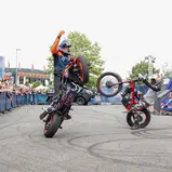 Zu den Programm-Highlights des WM-Stopps in Sachsen zählt der Red Bull Rennzirkus