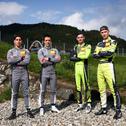 Titelaspiranten: (v.li.) Berkay Besler, Gabriele Piana, Jay Mo Härtling und Enrico Förderer