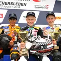 ADAC Junior Cup powered by KTM, Oschersleben II, Podium, Pedro John, Tim Georgi, Matthias Meggle