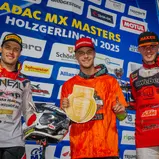 Das Podium in Holzgerlingen (v.l.): Jordi Tixier, Roan van de Moosdijk und Maximilian Spies
