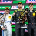 Das Podium vom Samstagsrennen der DTM auf dem Nürburgring