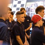 ADAC Stiftung Sport, Präsentation, Essen Motor Show, Freddie Heinrich, Phillip Tonn und Lennox Lehmann, Förderpiloten der Motorrad-Rundstrecke 