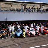 #11 Badischer Motorsport Club (BMC) / Valentino Catalano, #1 Gebhardt Intralogistics Motorsport / Michael Herich / Alexzander Kristiansson, #80 Gebhardt Intralogistics Motorsport / Óscar Tunjo / Mikkel C Johansen, #70 Gebhardt Intralogistics Motorsport / 
