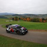 Sébastien Ogier (Toyota GR Yaris Rally1) bleibt auch nach der Freitagsetappe der Central European Rally in Führung