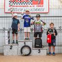 Das Podium der DMX 50 (v.l.): Leonhard Storz, Elias Frentzen, Oskar Gajewski auf den Top-Drei