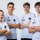 Wollen 2025 auf zwei Rädern angreifen. Luca Nierychlo, Patrick Hyjek, Norick Blödorn und Marco Laure (v.l.)