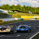 #63 Christian Engelhart (DEU / Lamborghini Huracán GT3 Evo2 / Lamborghini Team TGI by GRT), #71 Maximilian Paul (DEU / Lamborghini Huracán GT3 Evo2 / Paul Motorsport), Oschersleben